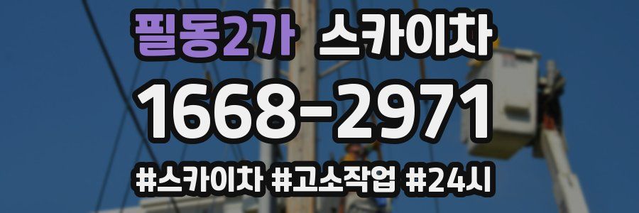 필동2가 스카이차