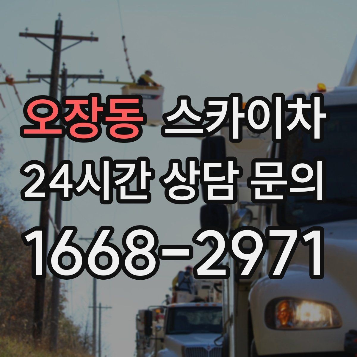 오장동 스카이차 외부 조명 설치와 교체 작업 팁