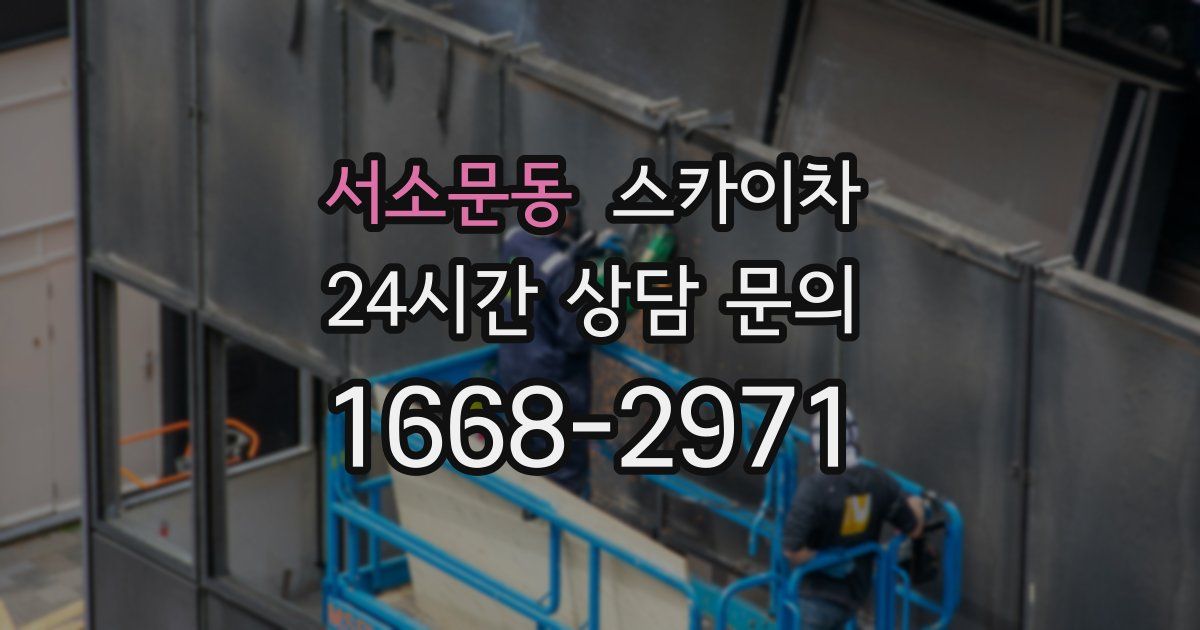 서소문동 스카이차