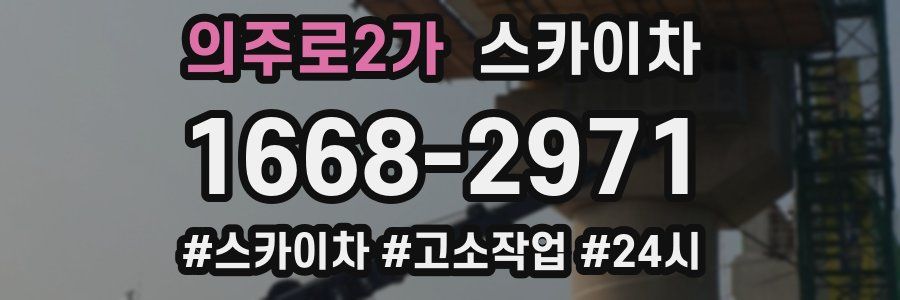 의주로2가 스카이차