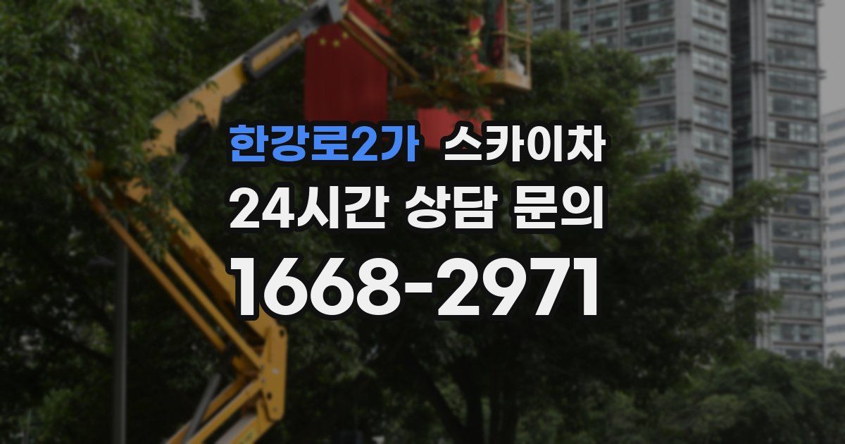 한강로2가 스카이차