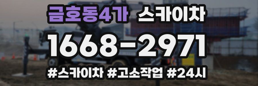 금호동4가 스카이차