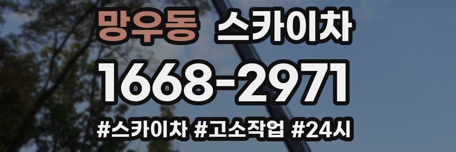 망우동 스카이차