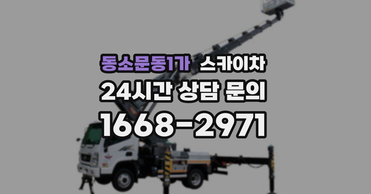 동소문동1가 스카이차