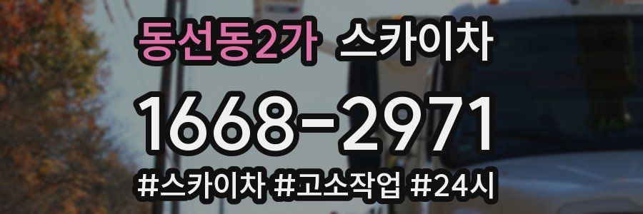 동선동2가 스카이차