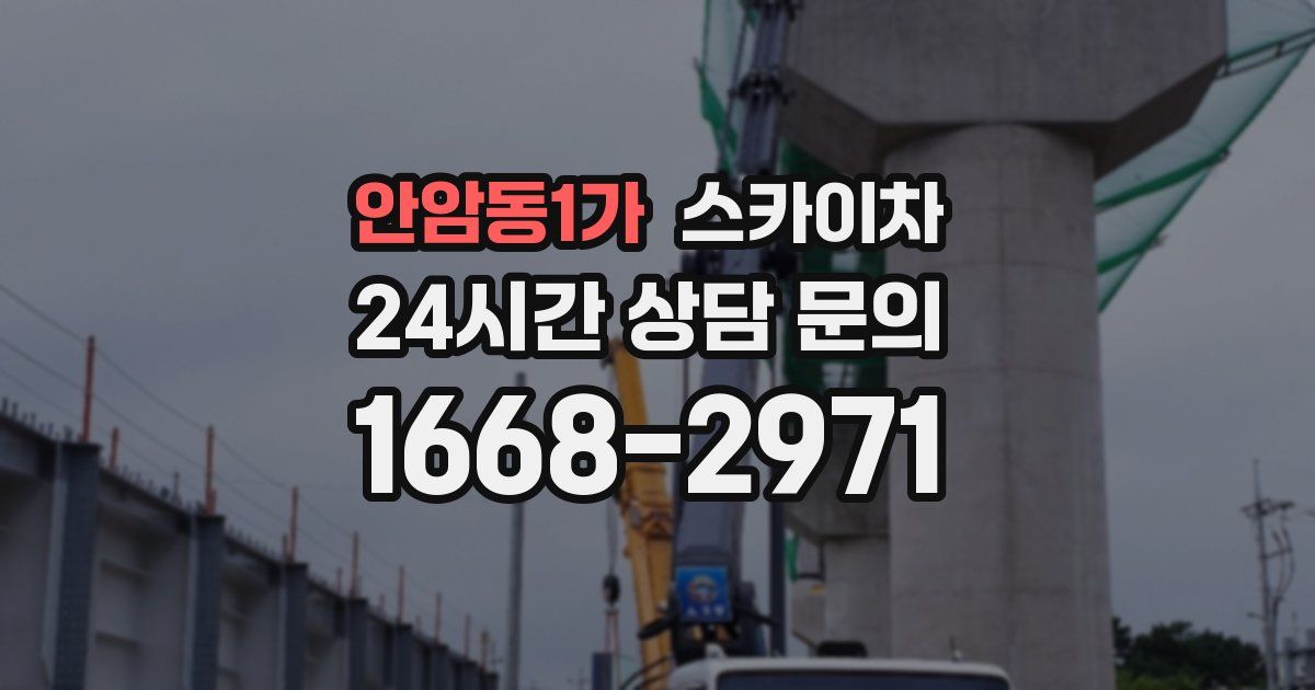 안암동1가 스카이차