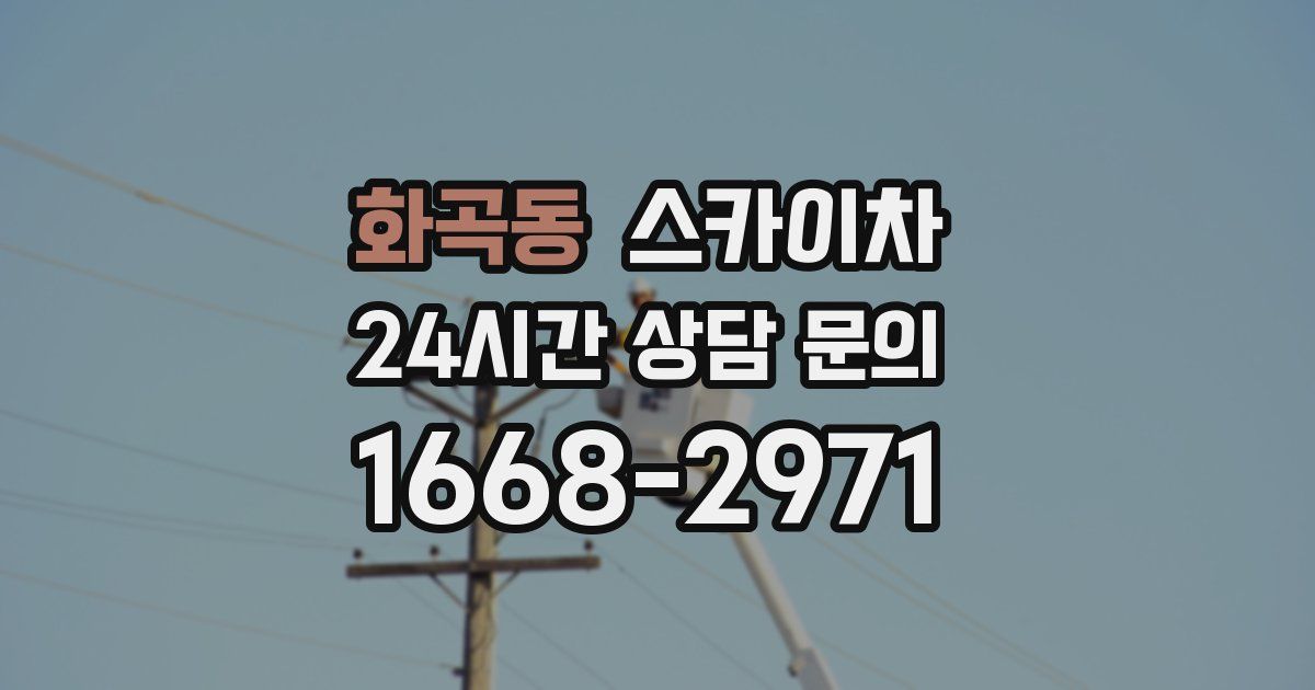 화곡동 스카이차