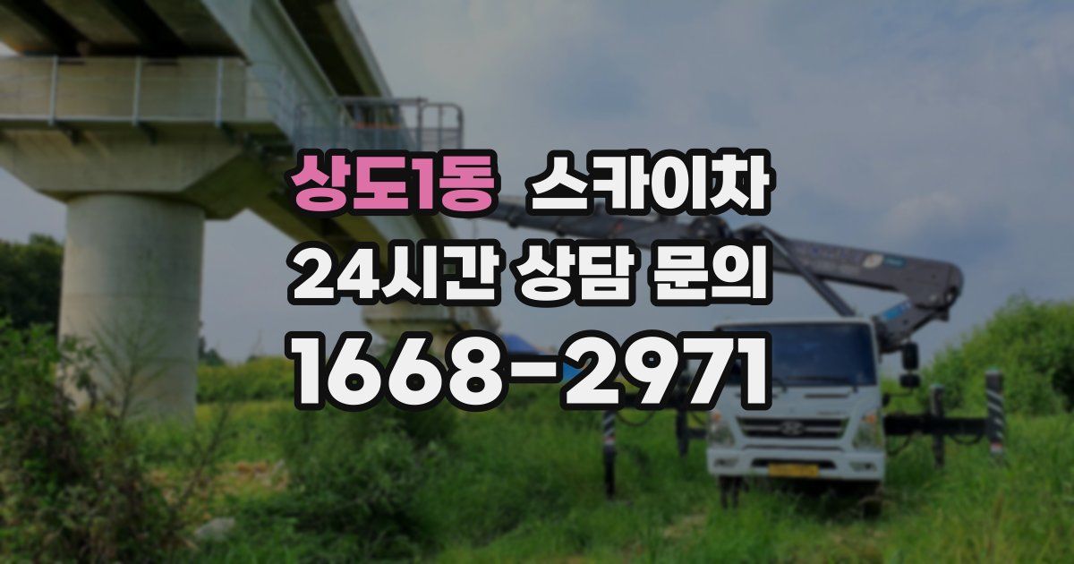 상도1동 스카이차