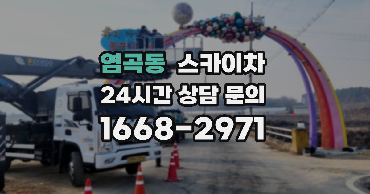 염곡동 스카이차