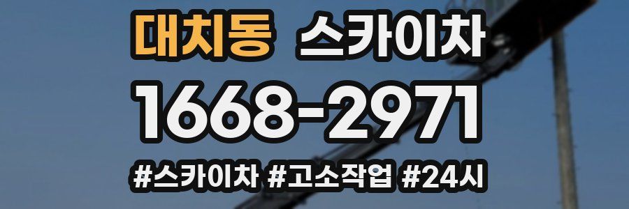 대치동 스카이차