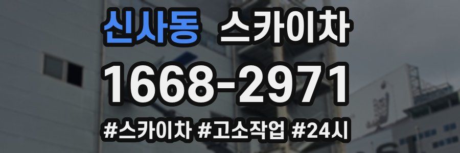 신사동 스카이차