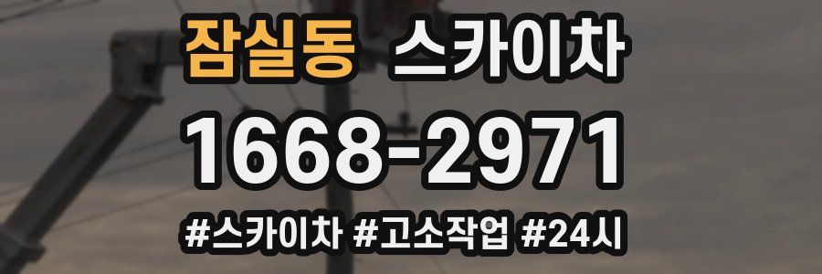 잠실동 스카이차