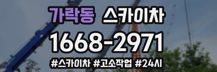 가락동 스카이차