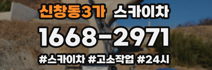 신창동3가 스카이차