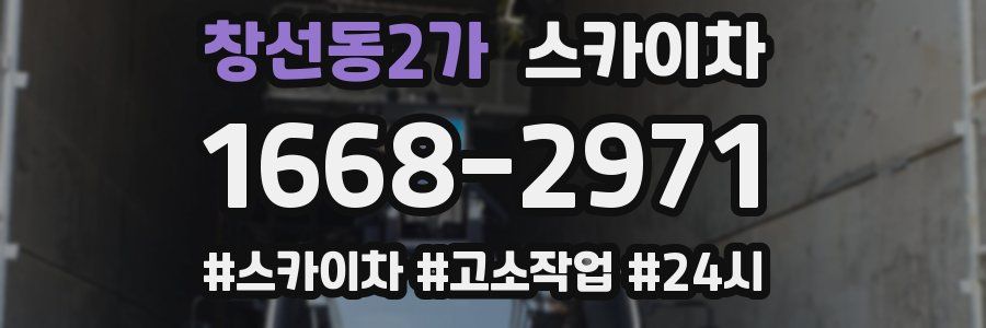 창선동2가 스카이차