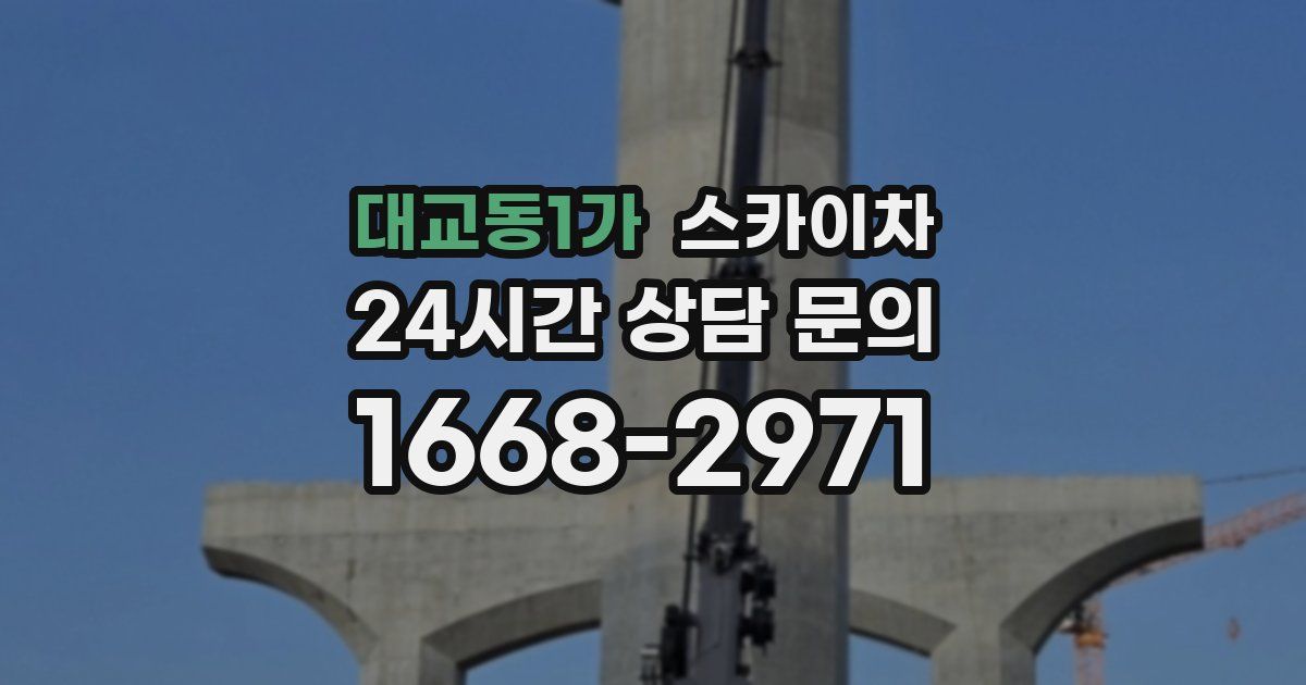 대교동1가 스카이차