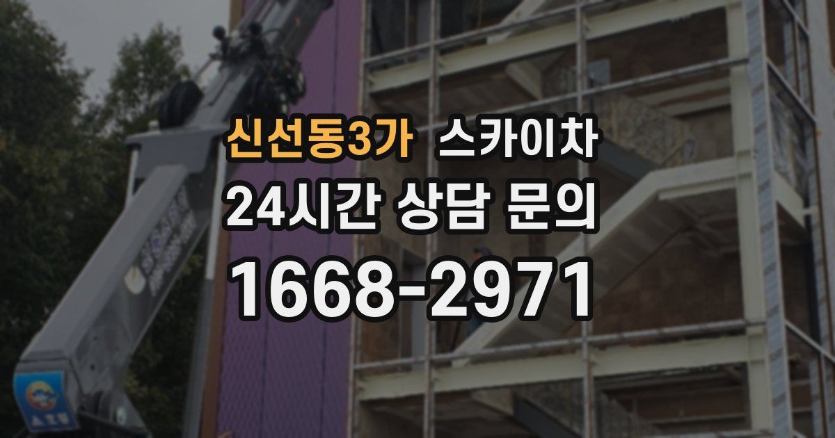 신선동3가 스카이차