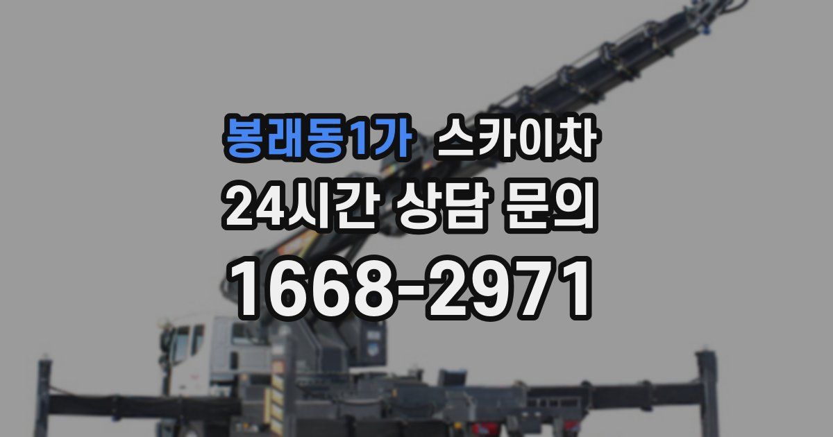 봉래동1가 스카이차