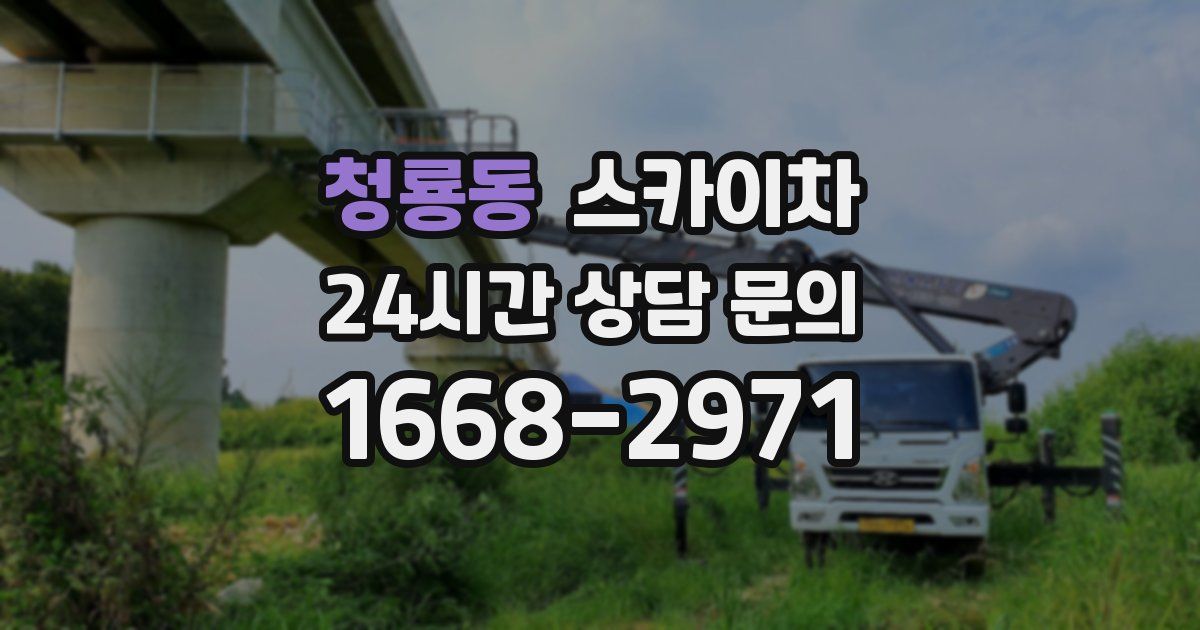 청룡동 스카이차