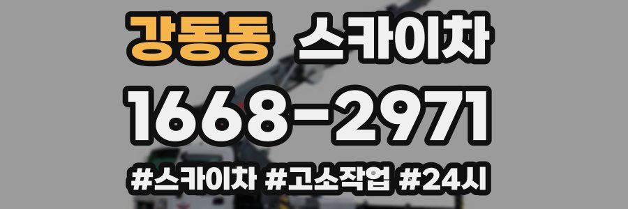 강동동 스카이차