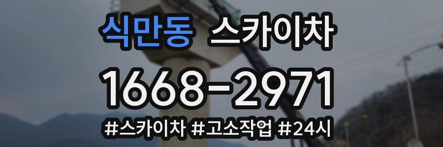 식만동 스카이차