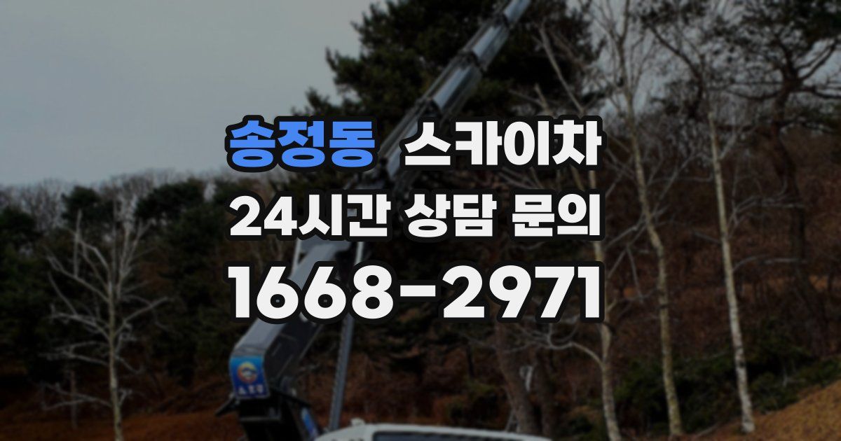 송정동 스카이차