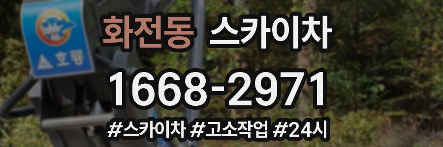 화전동 스카이차