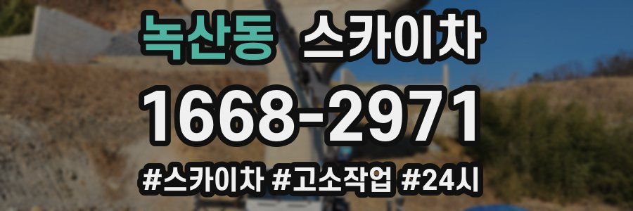 녹산동 스카이차