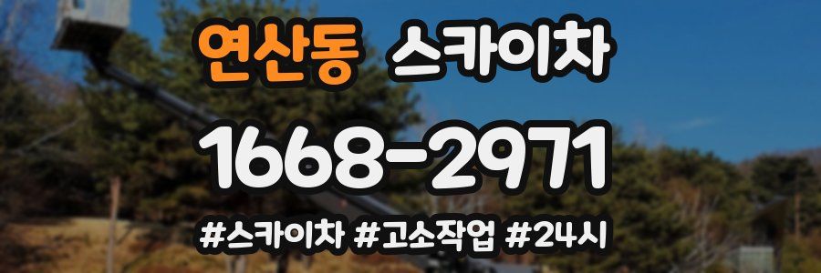 연산동 스카이차