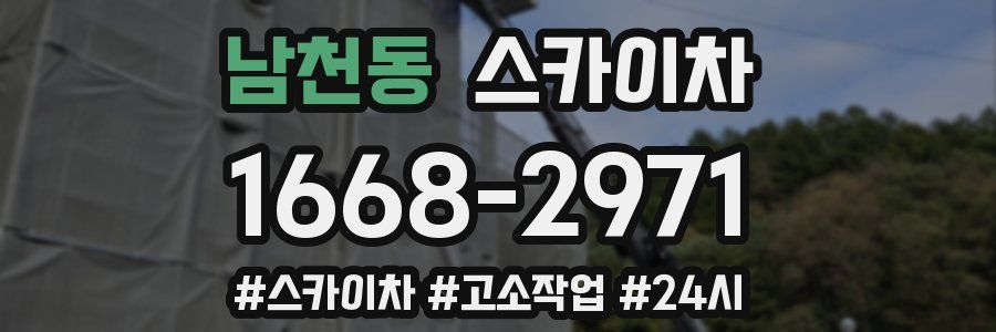 남천동 스카이차