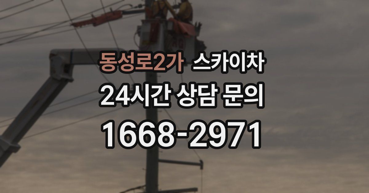 동성로2가 스카이차