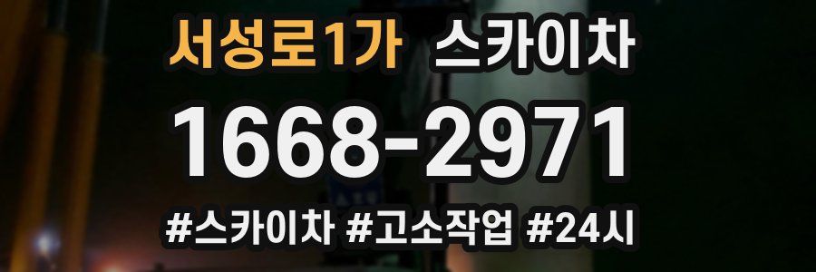 서성로1가 스카이차