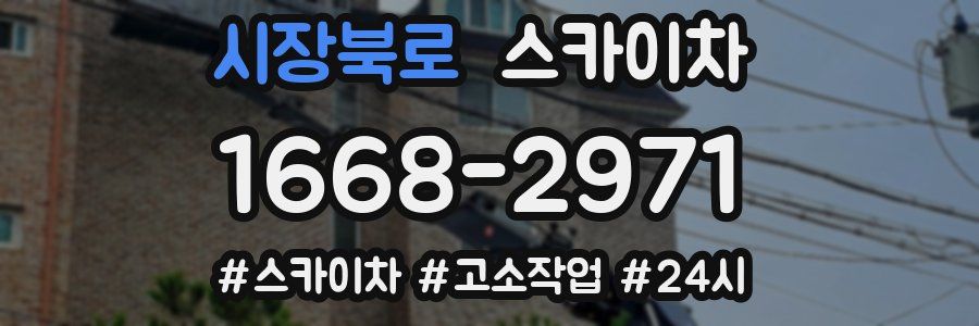 시장북로 스카이차