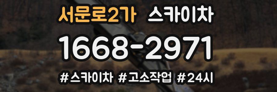 서문로2가 스카이차