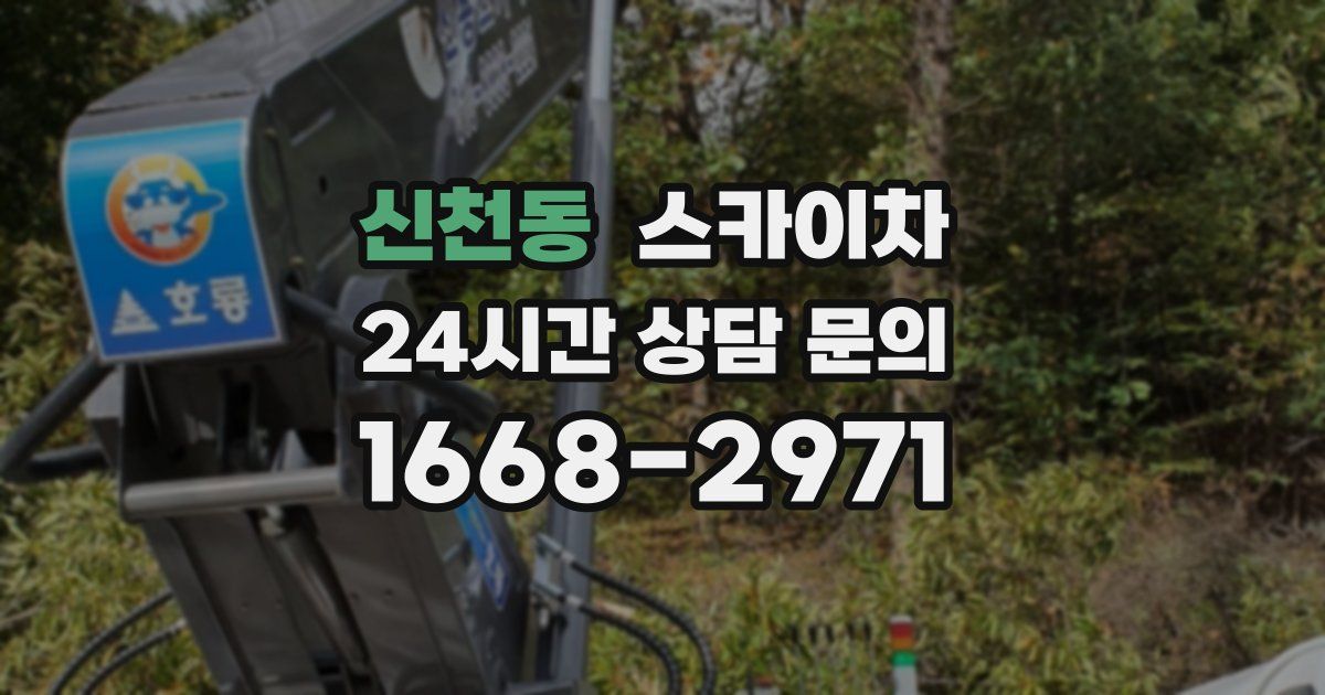 신천동 스카이차