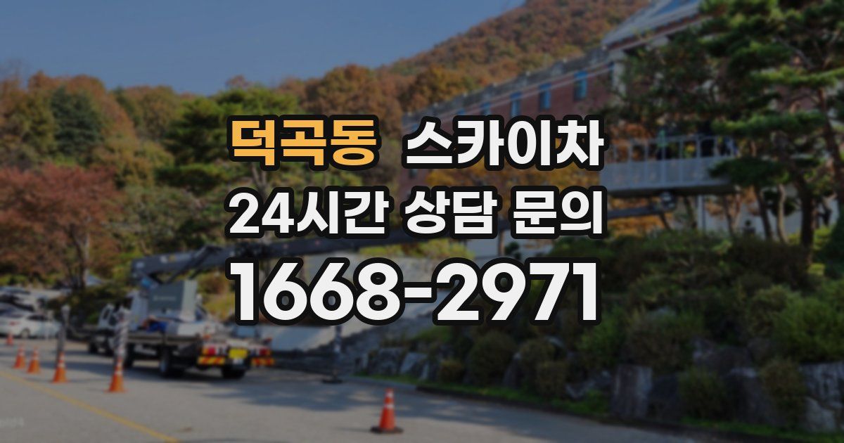 덕곡동 스카이차