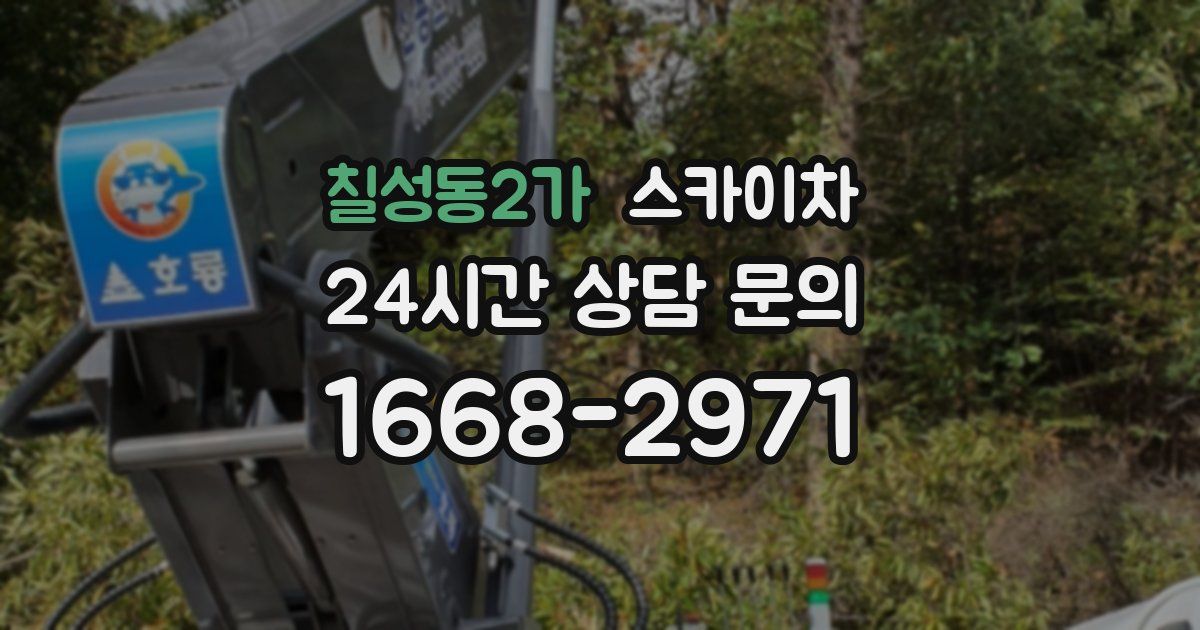 칠성동2가 스카이차