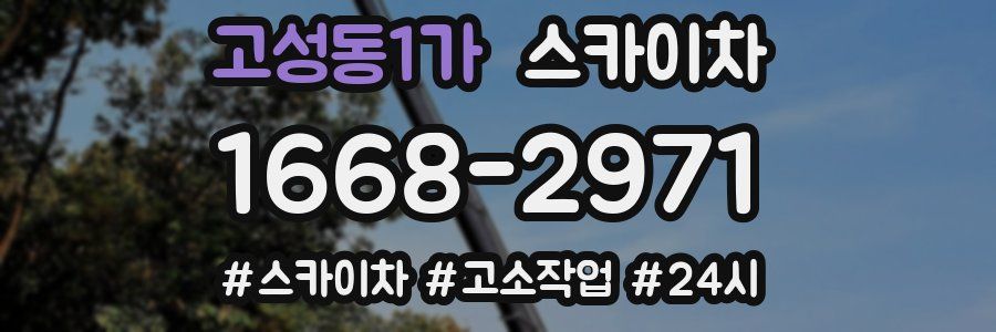 고성동1가 스카이차