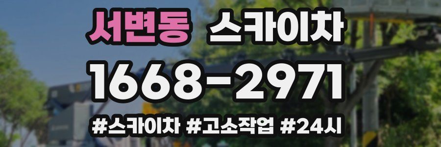 서변동 스카이차