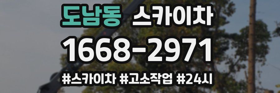 도남동 스카이차