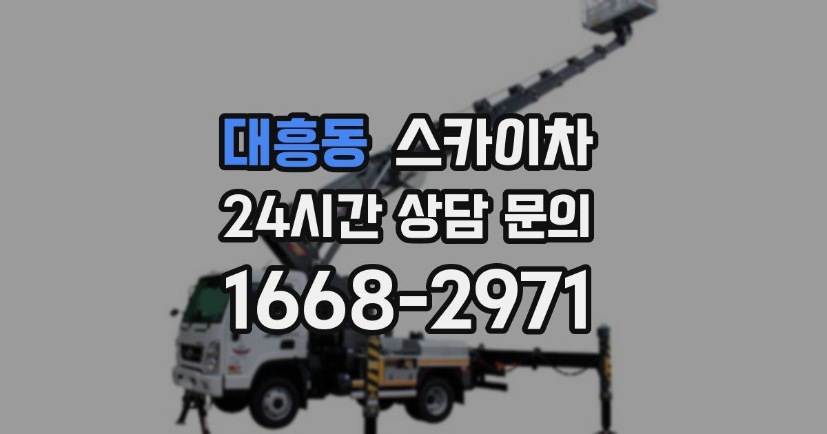 대흥동 스카이차