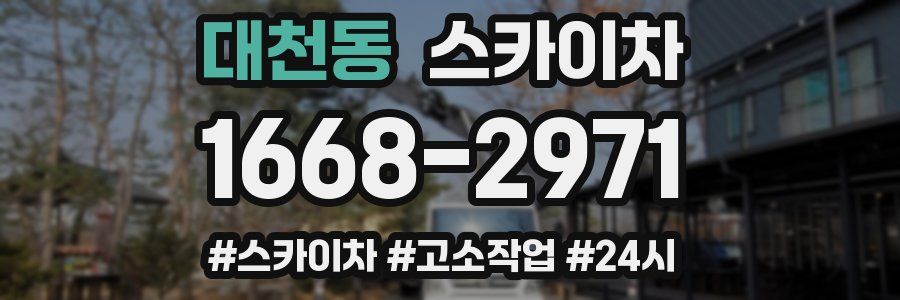 대천동 스카이차