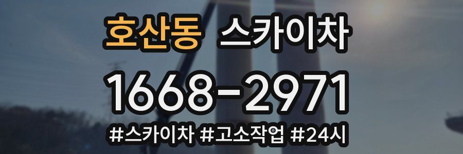 호산동 스카이차