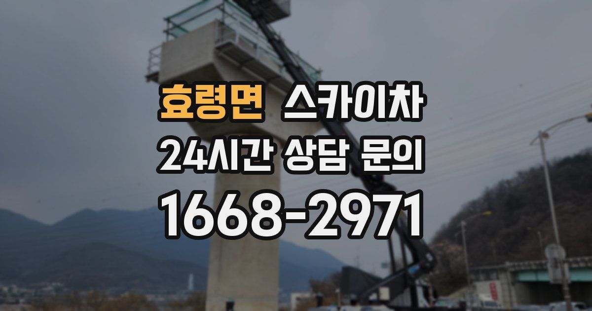 효령면 스카이차