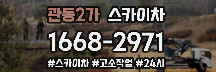 관동2가 스카이차