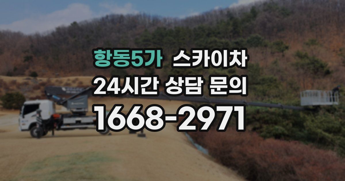 항동5가 스카이차