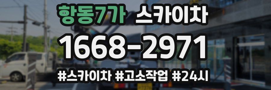 항동7가 스카이차