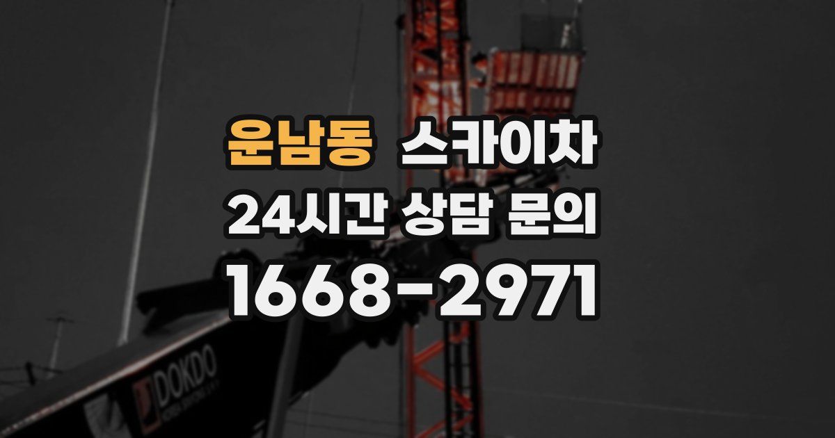 운남동 스카이차