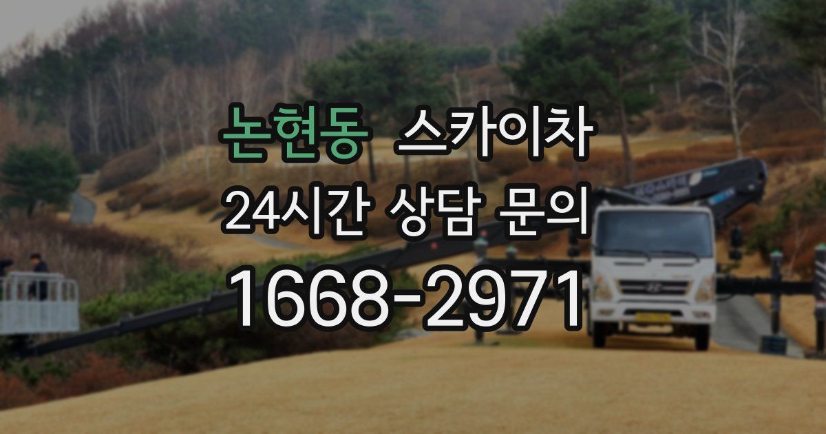 논현동 스카이차