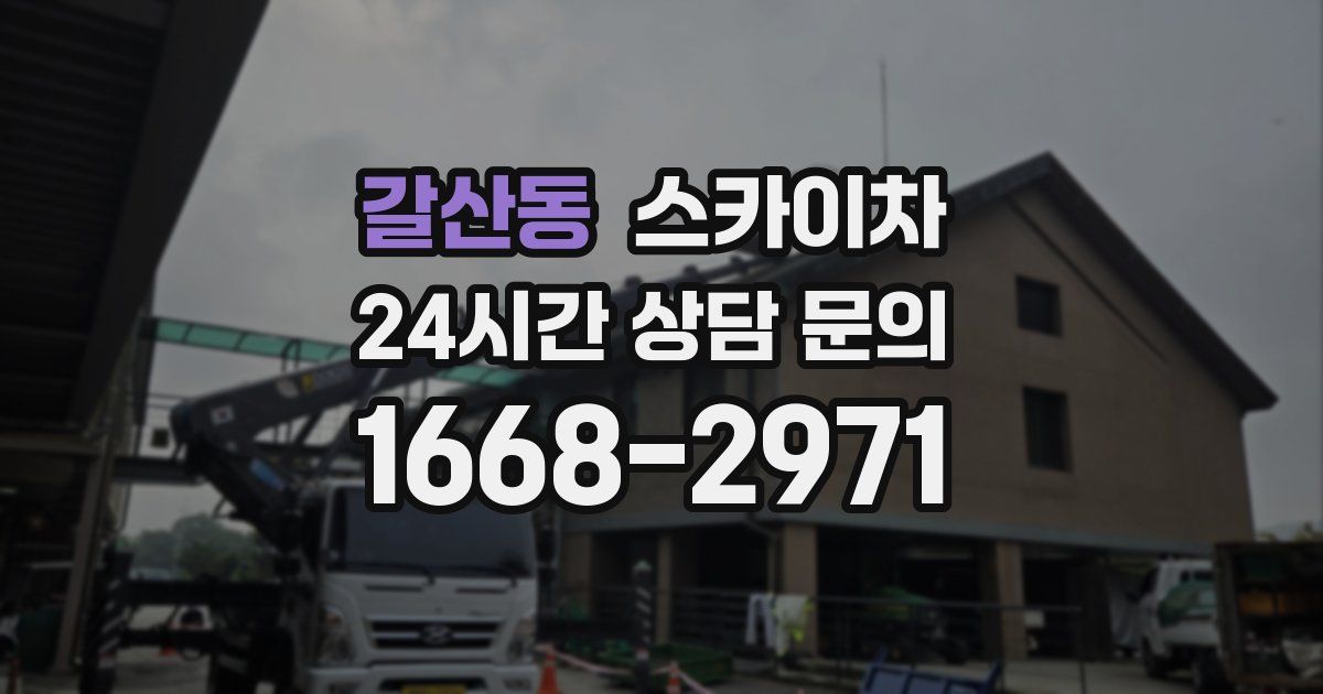 갈산동 스카이차